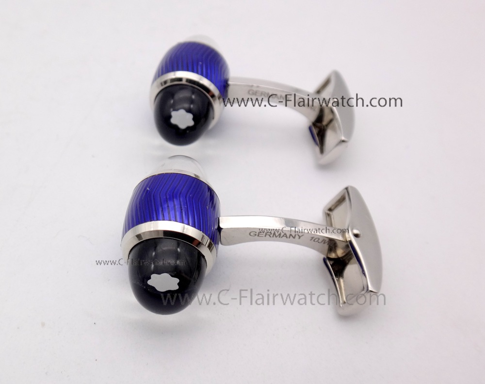 Blue Montblanc Starwalker Cufflinks for mens